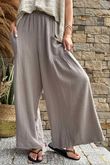 Pure Cotton Santos Quinn Culotte Pant Mocha